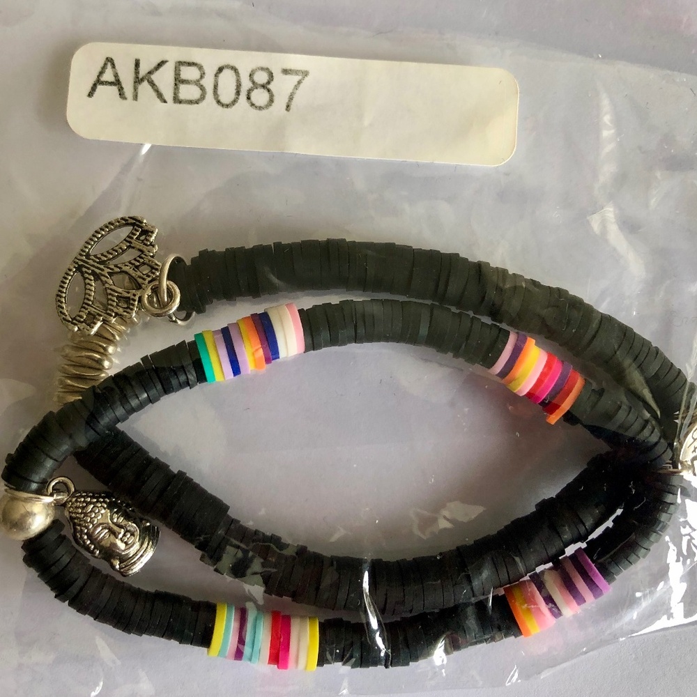 New 2 pc Zen disc Bracelet Set‎
